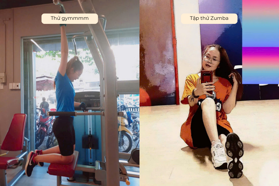Bé Hiền trong hành trình tăng cân cùng Yoga Azu