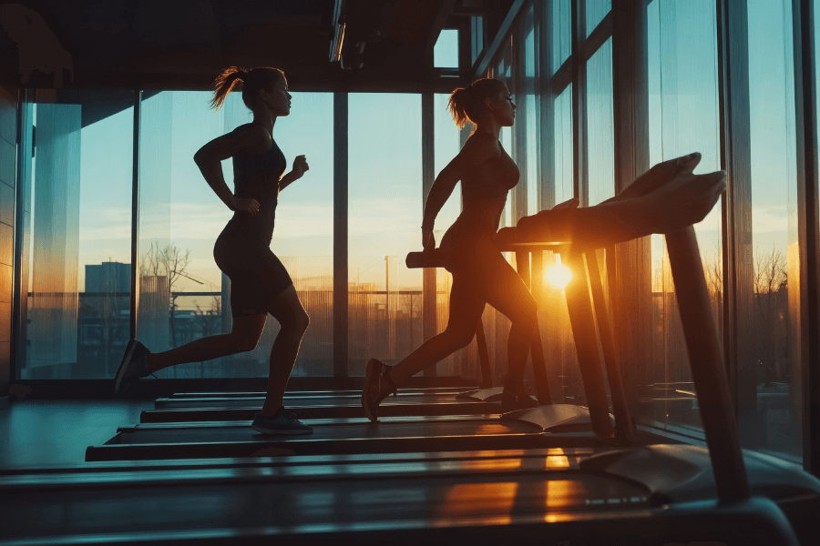 Gym và cardio với người gầy